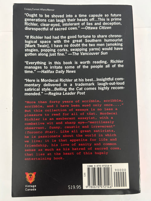 Belling the cat - Mordecai Richler