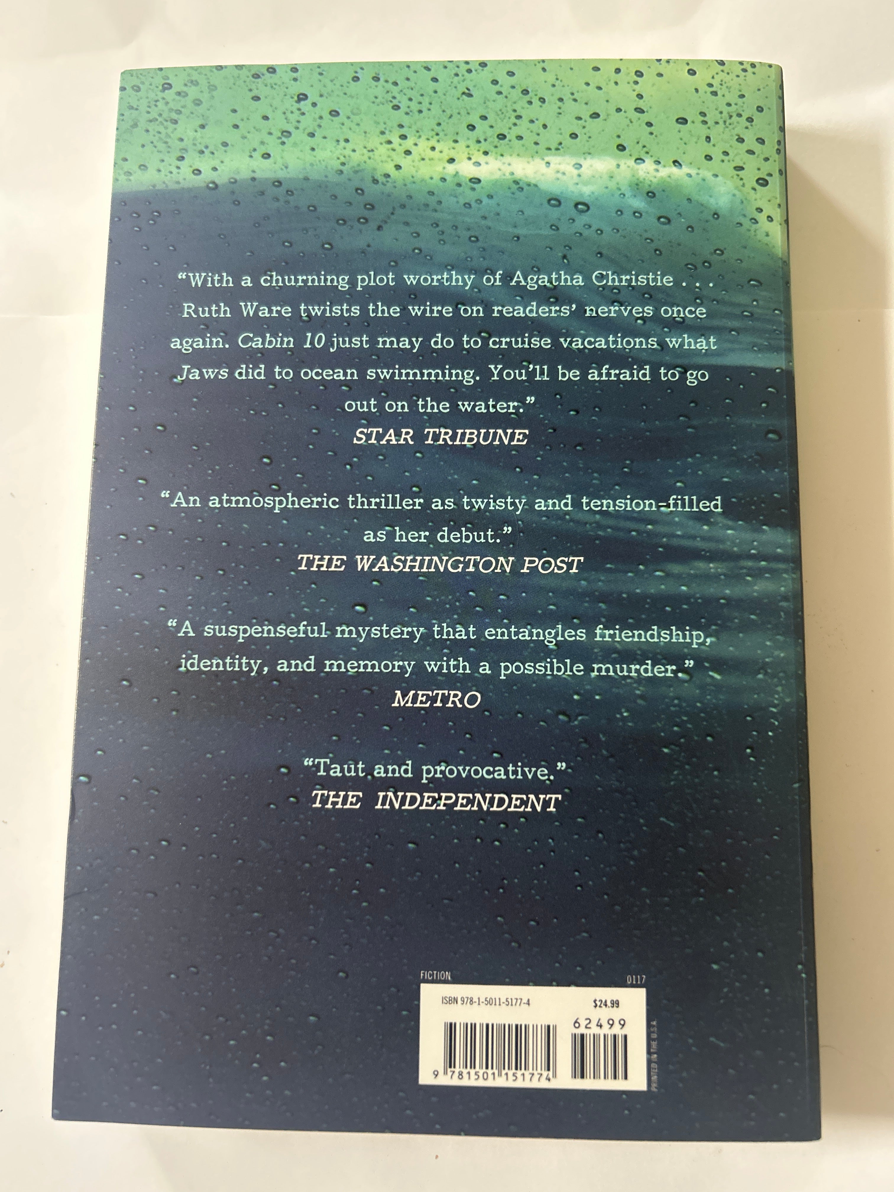 The woman in cabin 10 - Ruth ware