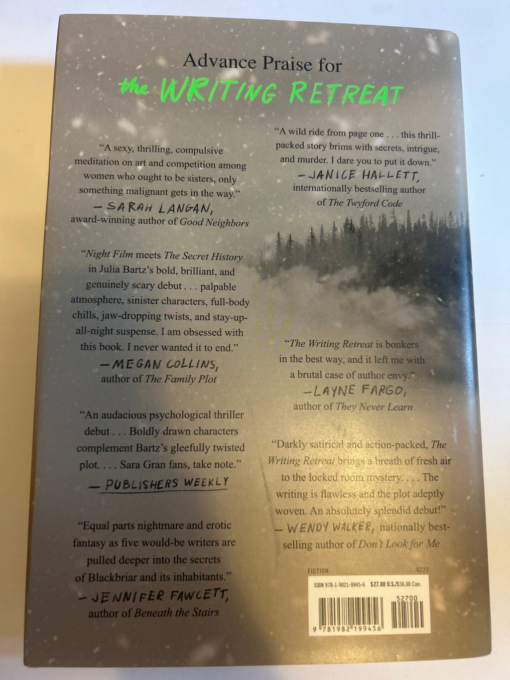 The writing retreat - Julia Bartz