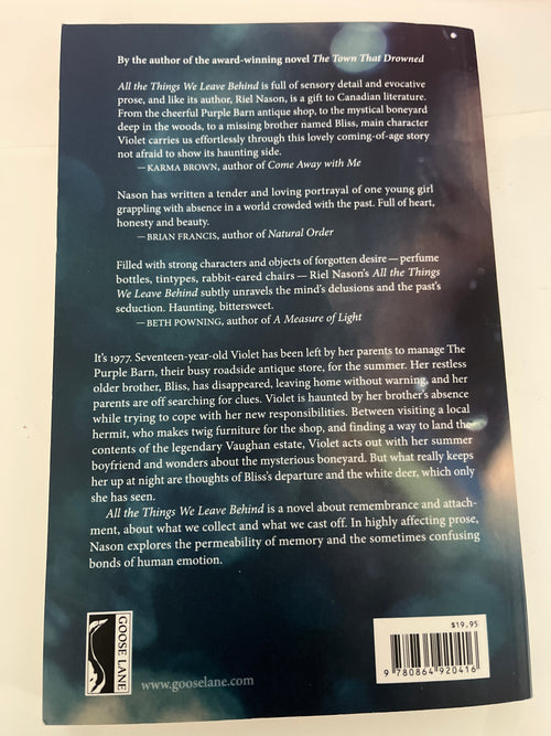All the things we leave behind - Riel Nason