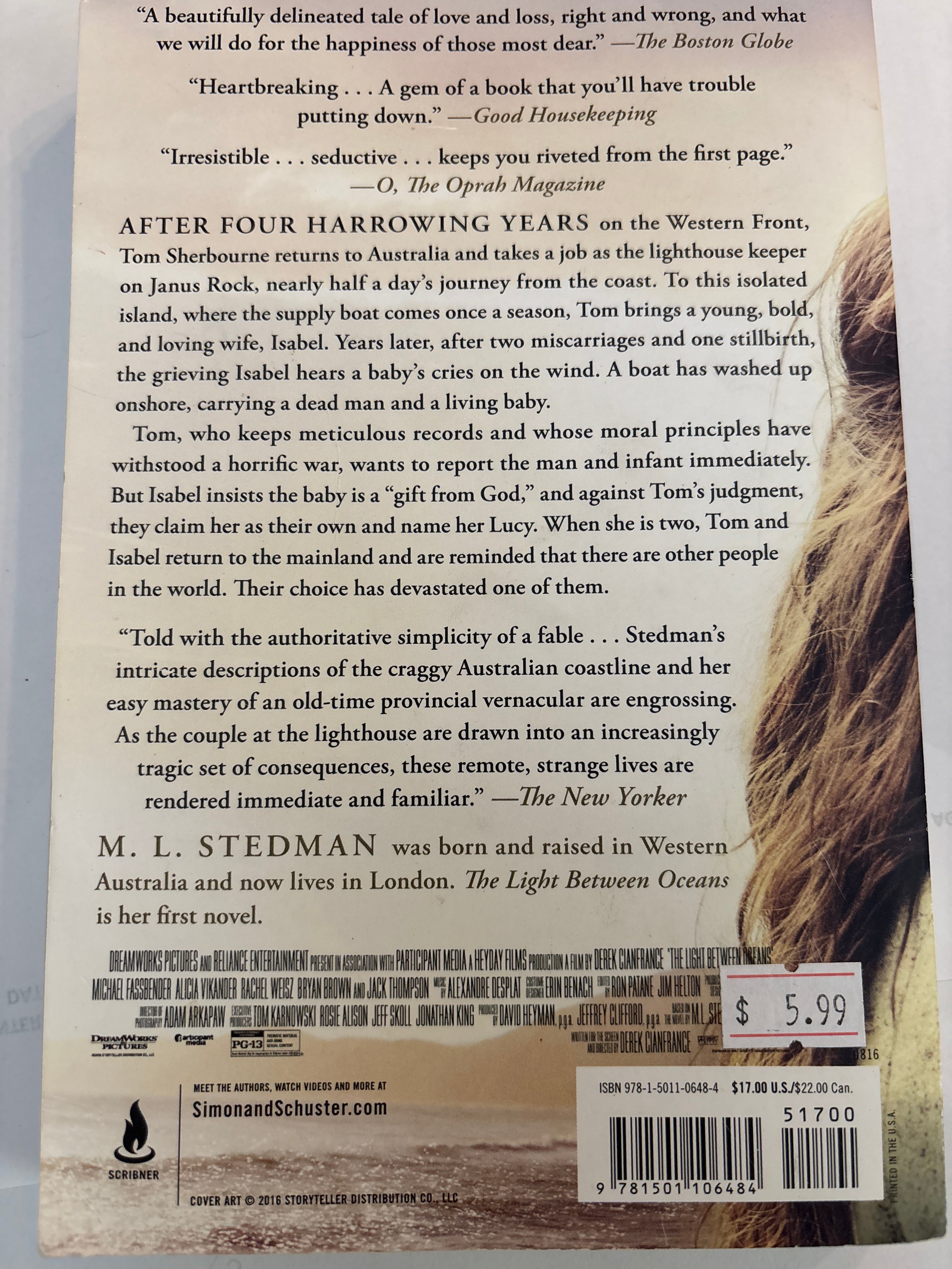 The Light Between Oceans - M. L. Stedman