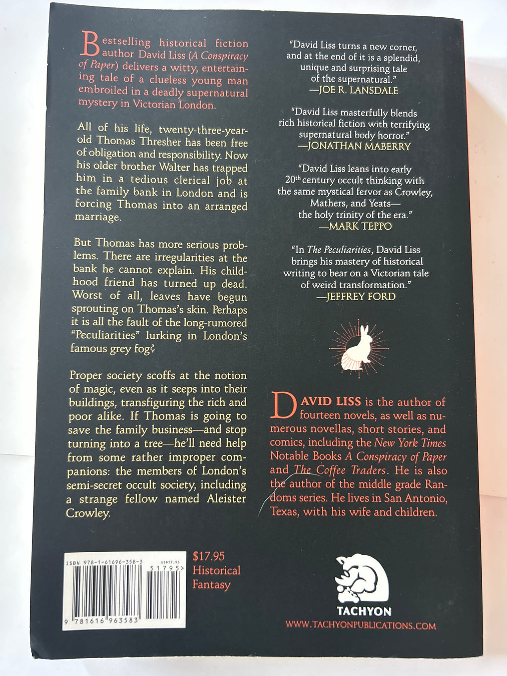 The peculiarties- David liss