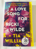 A long song for Ricki Wilde - Tia Willia