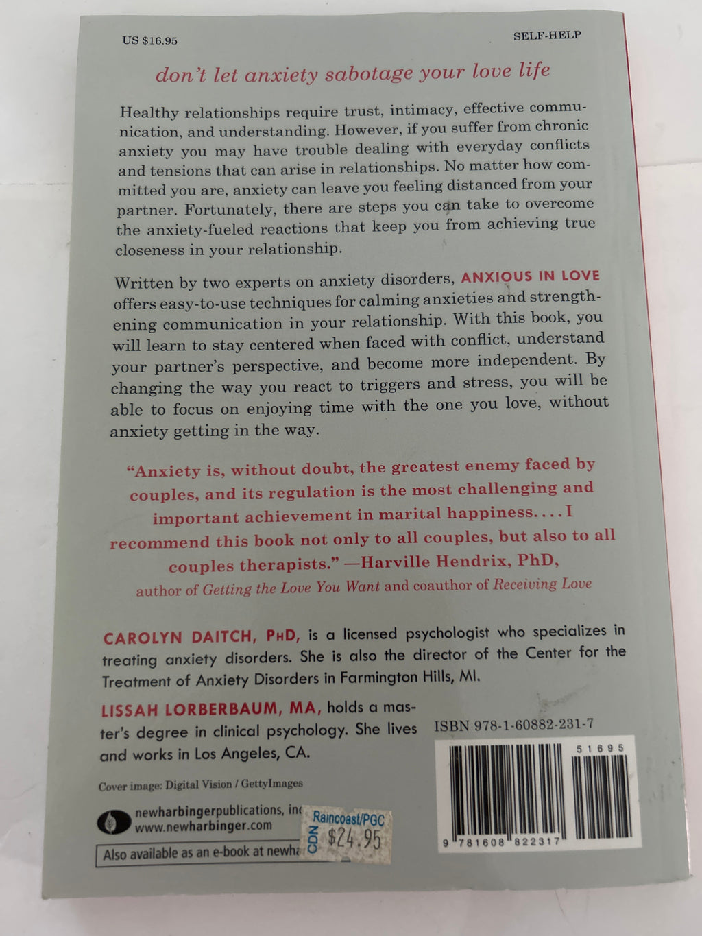 Anxious in love - Carolyn daitch