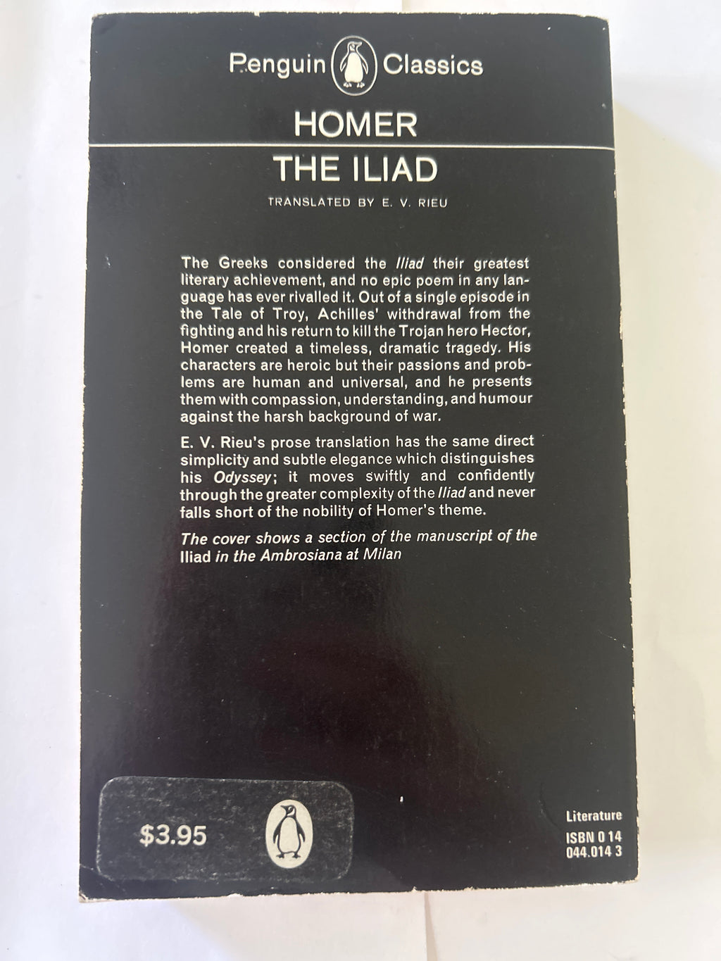 The Iliad - Homer