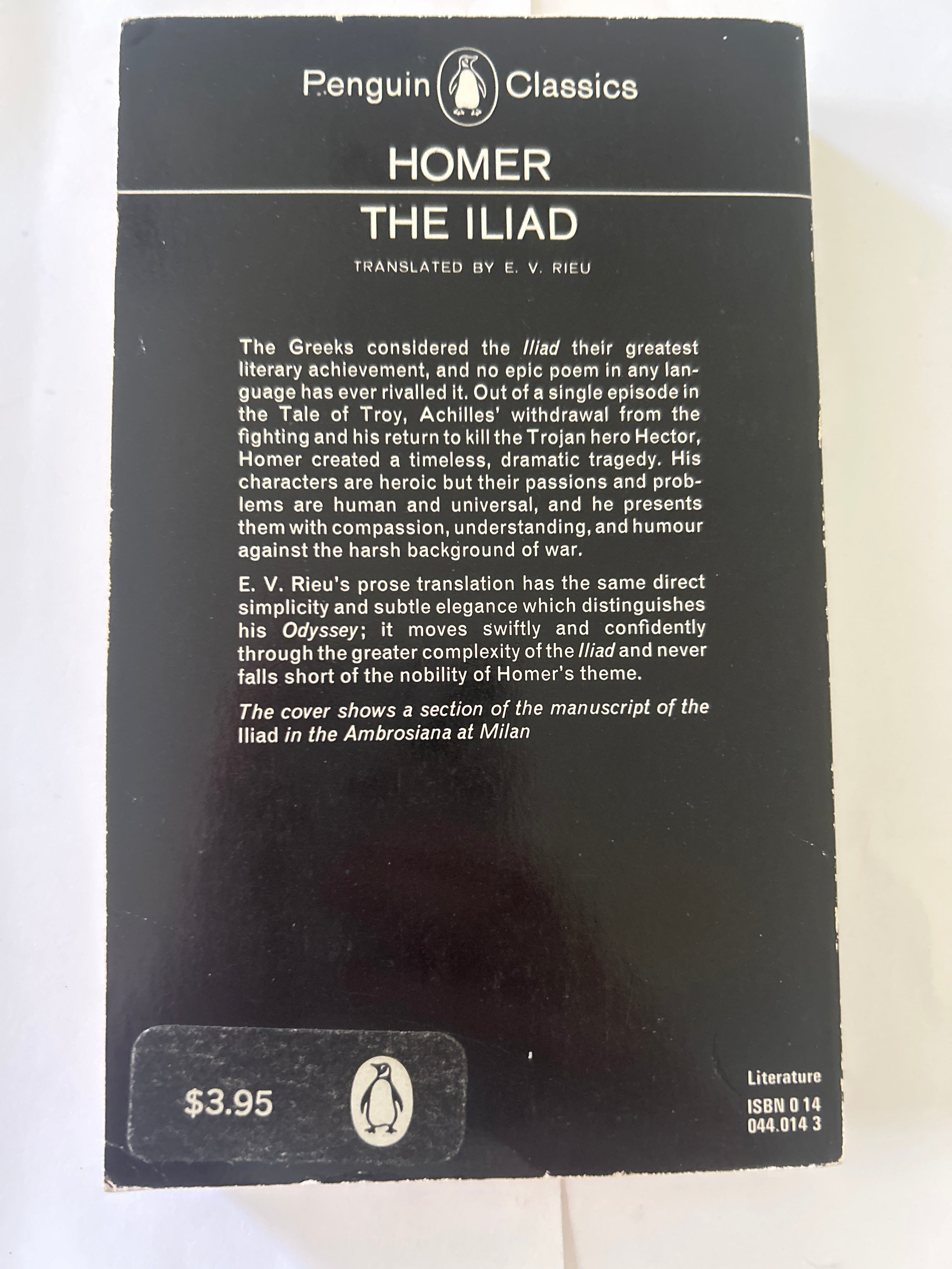 The Iliad - Homer