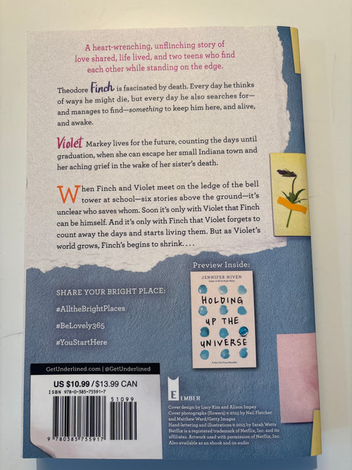 All the Bright Places - Jennifer Niven