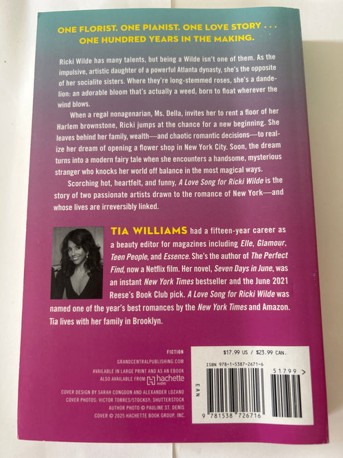 A long song for Ricki Wilde - Tia Willia
