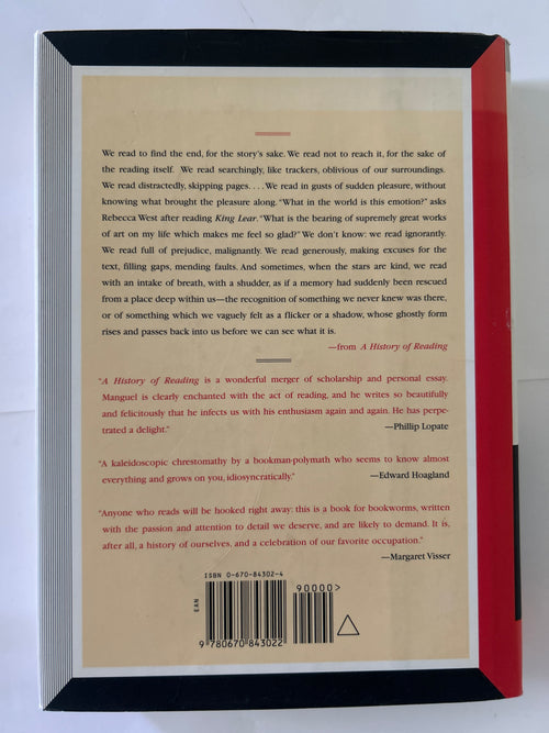 A history of reading - Alberto Manguel