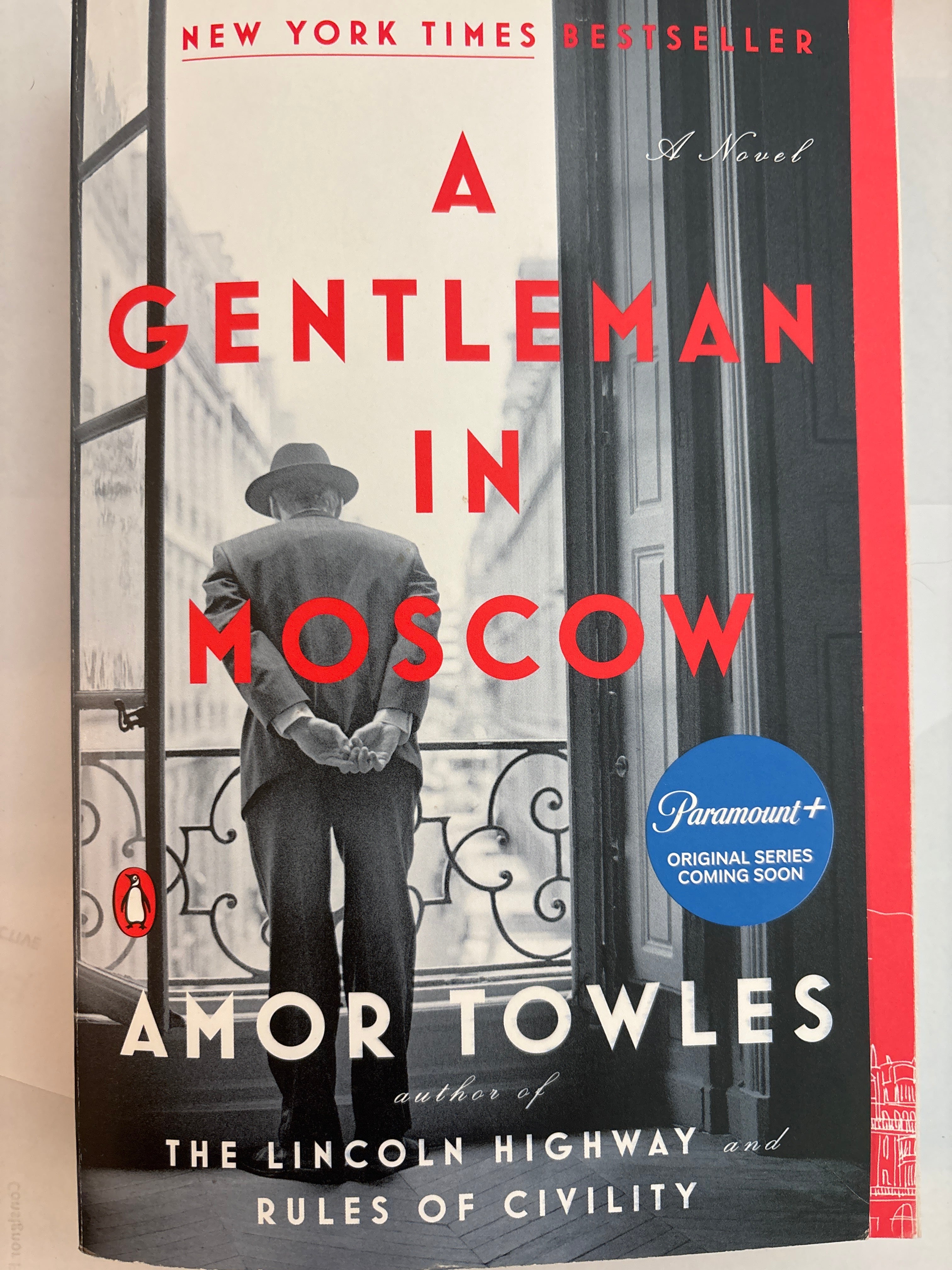 A Gentelman in Moscow - Amor Towels