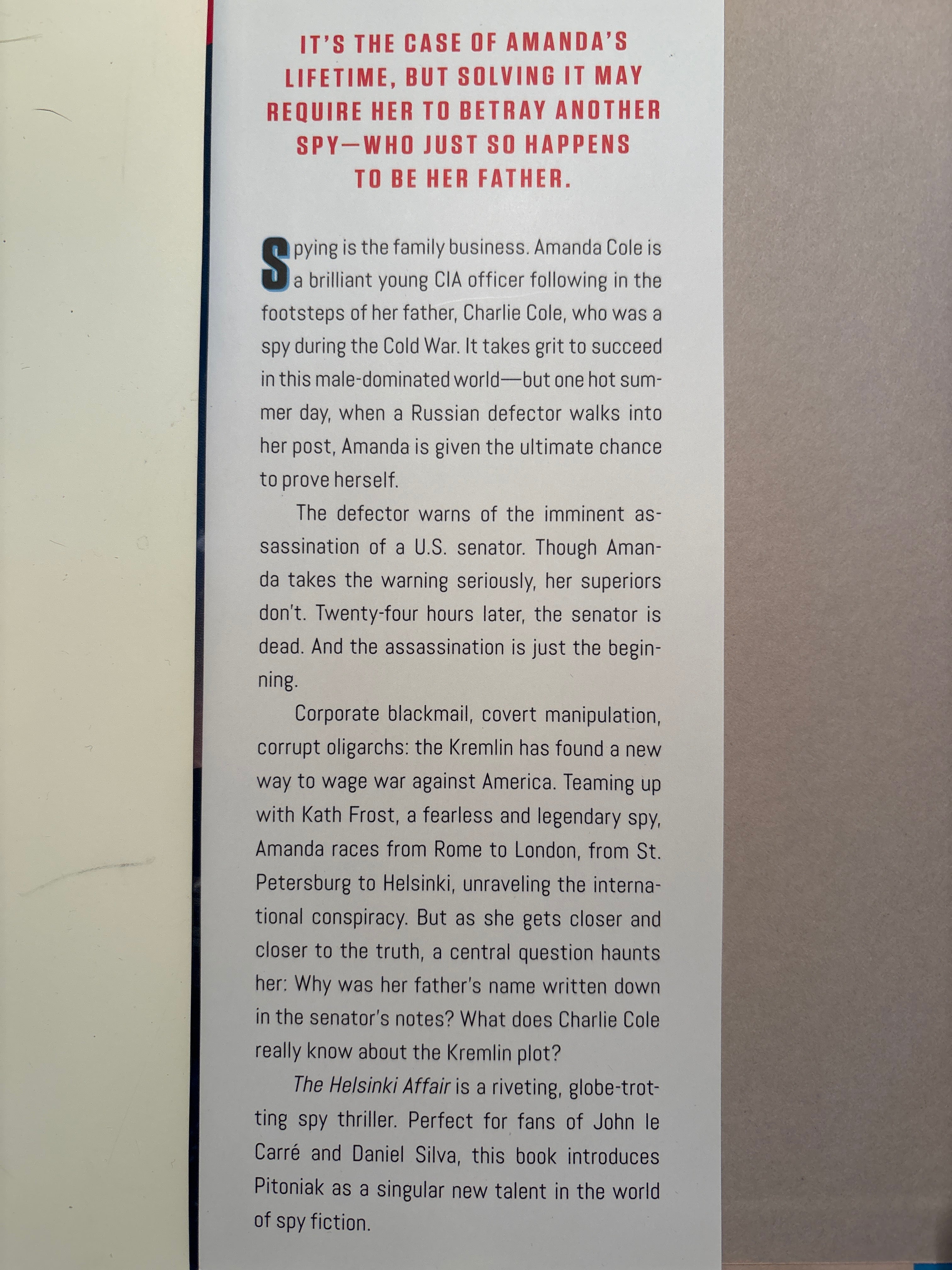 The Helsinki Affair - Anna Pitoniak