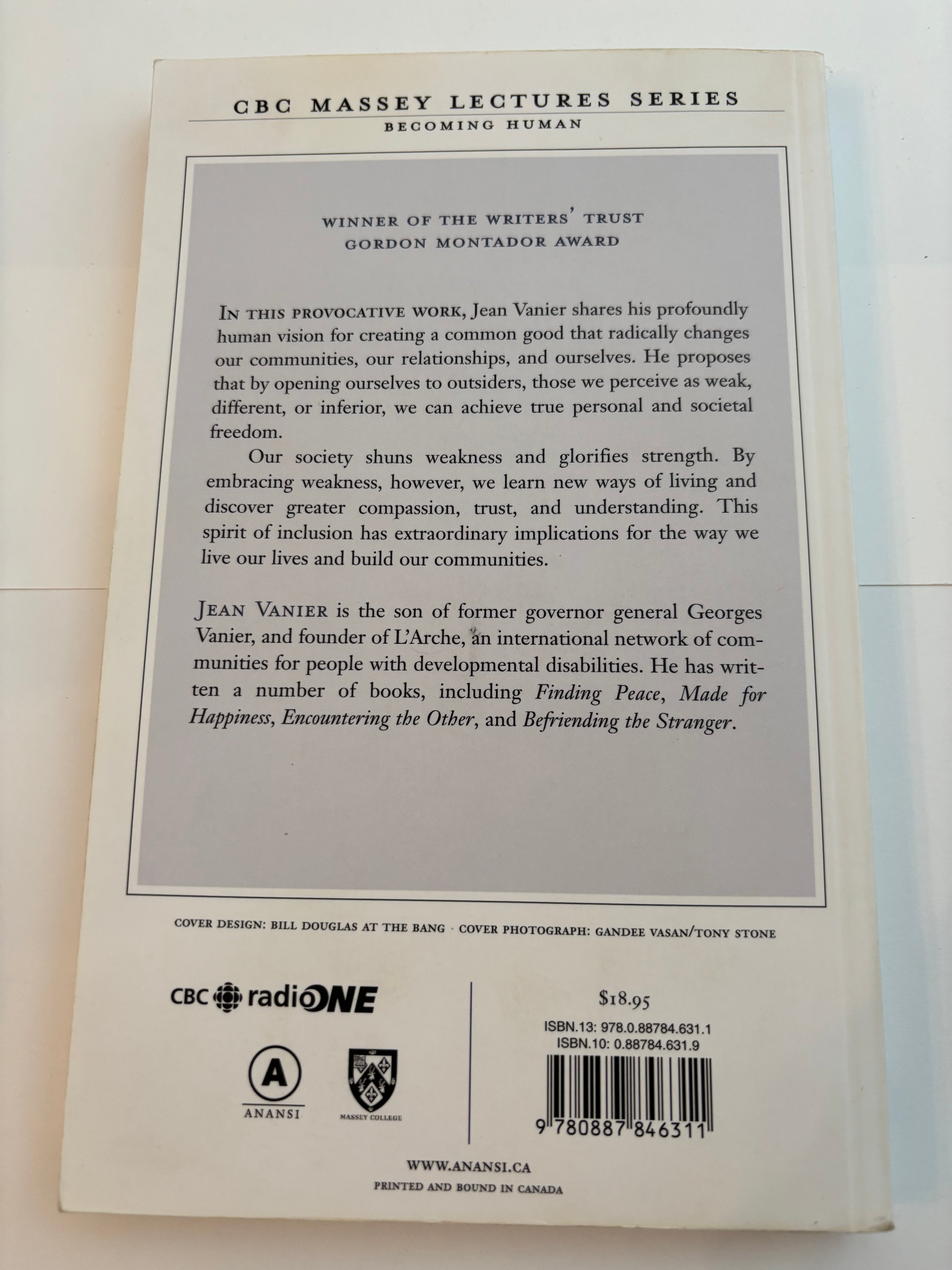 Becoming Human - Jean Vanier