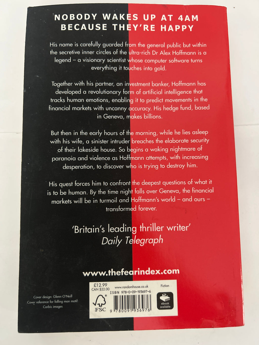 The fear index - Robert Harris