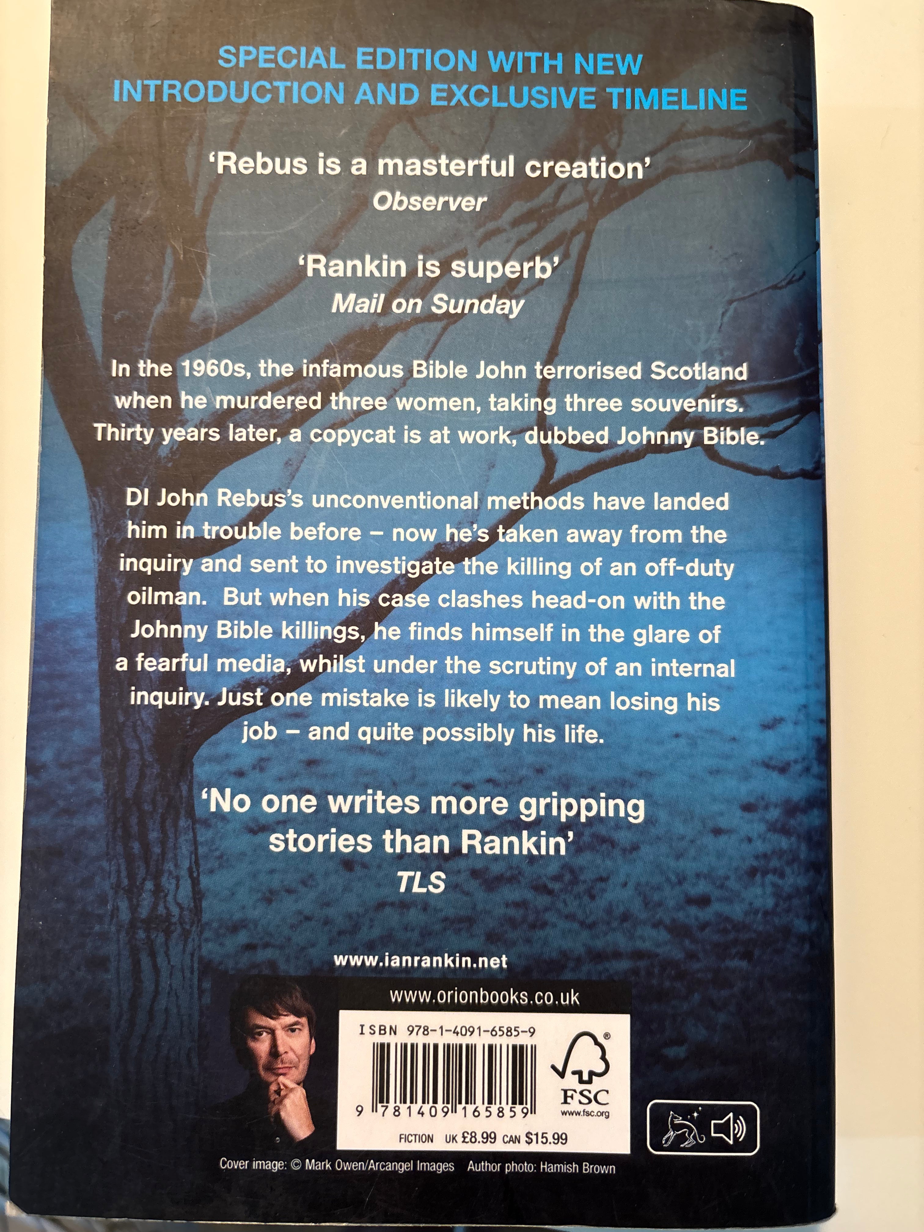 Black and Blue - Ian Rankin