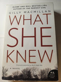 What She Knew - Gilly Macmillan