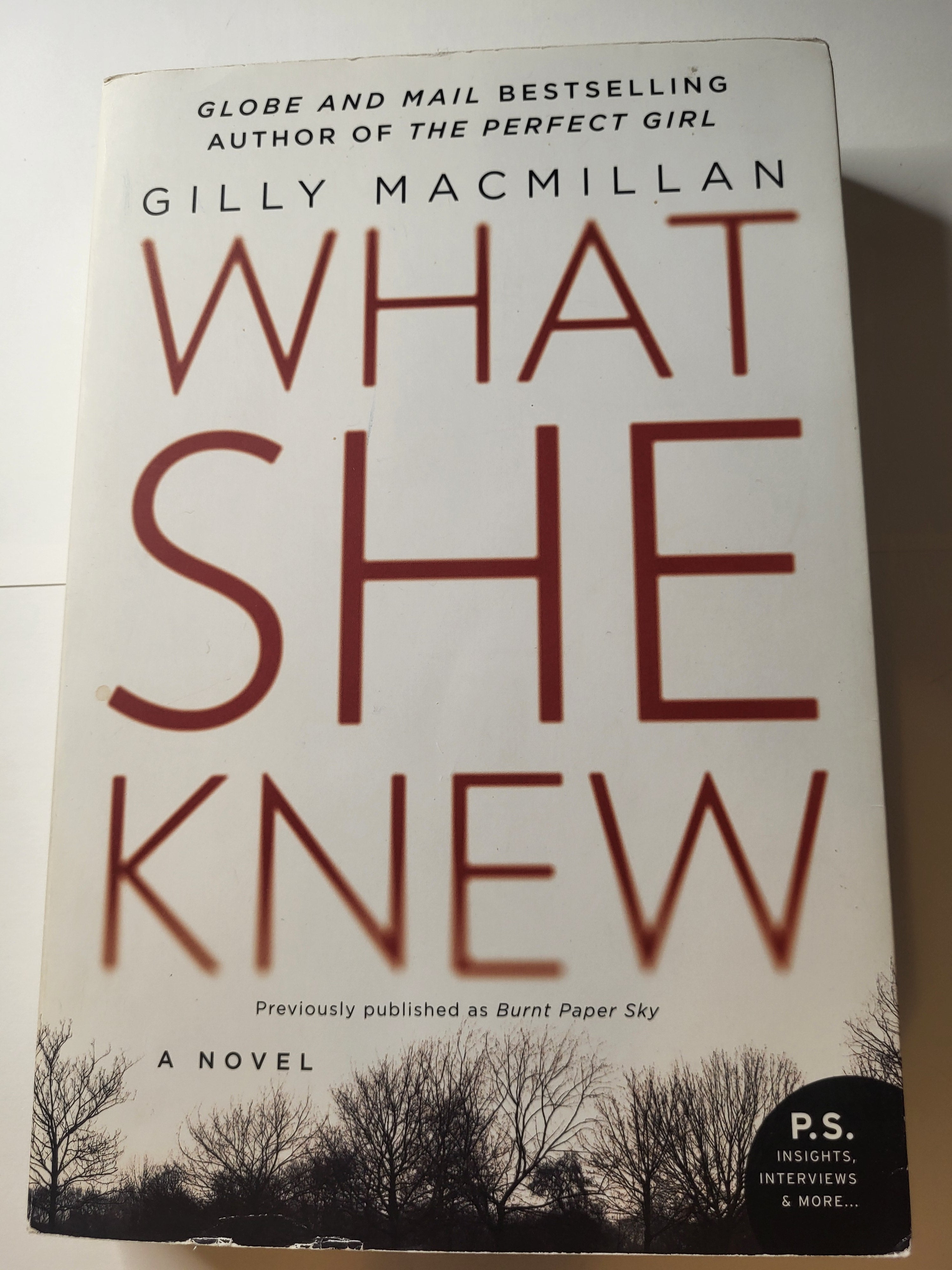 What She Knew - Gilly Macmillan