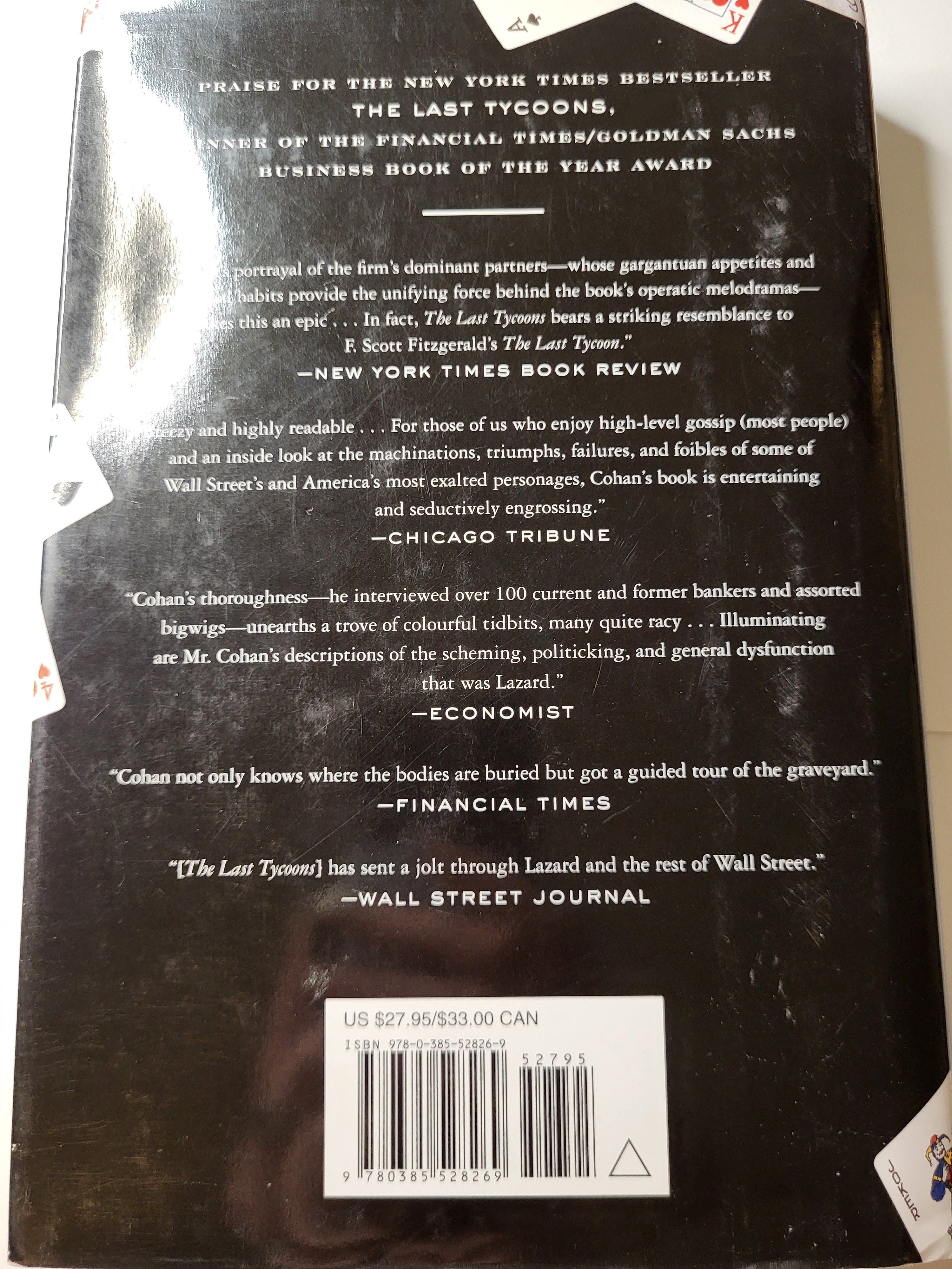House of Cards: A Tale of Hubris and Wretched Excess on Wall Street - William D. Cohan