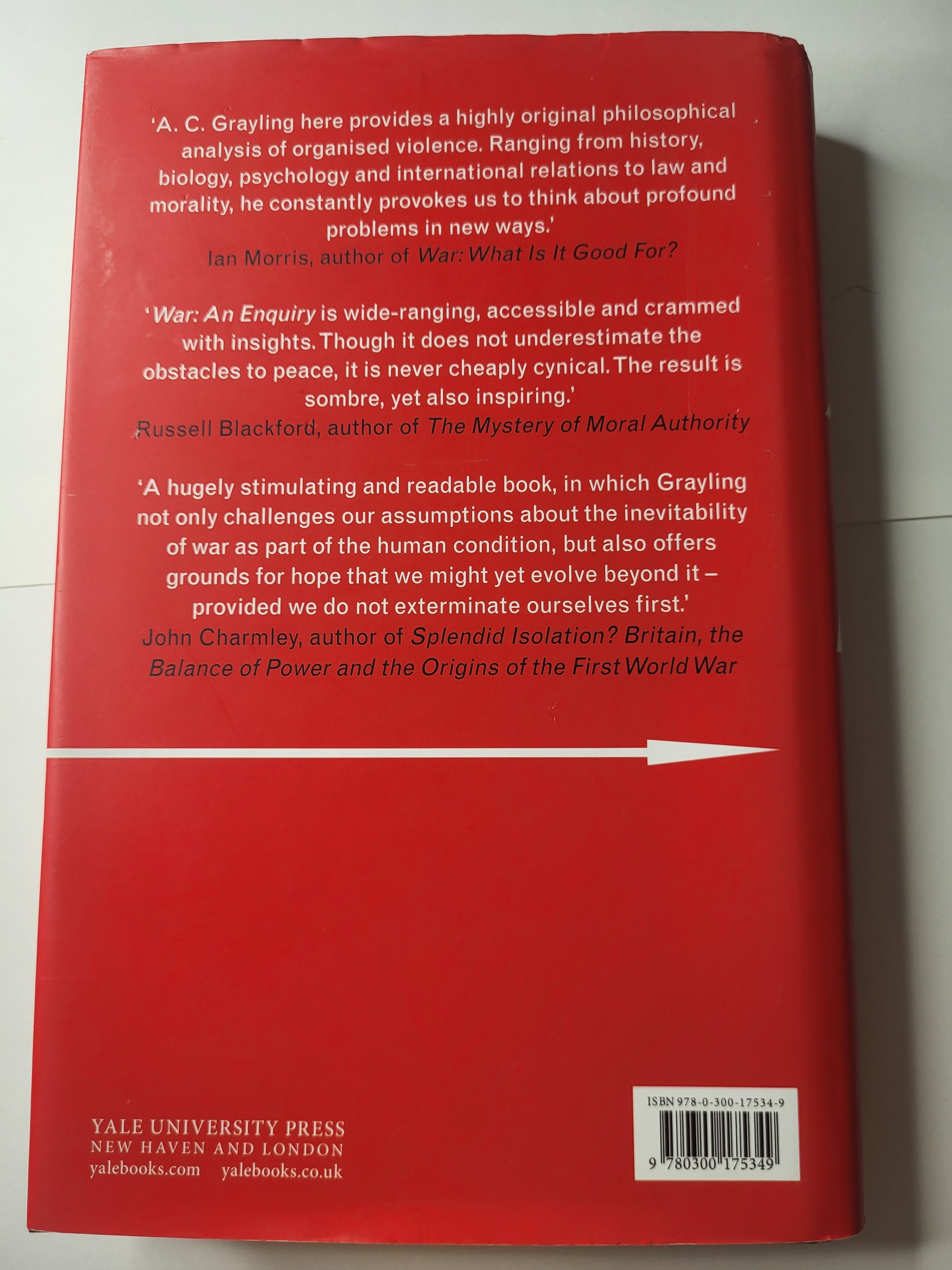 War: An Enquiry - A. C. Grayling
