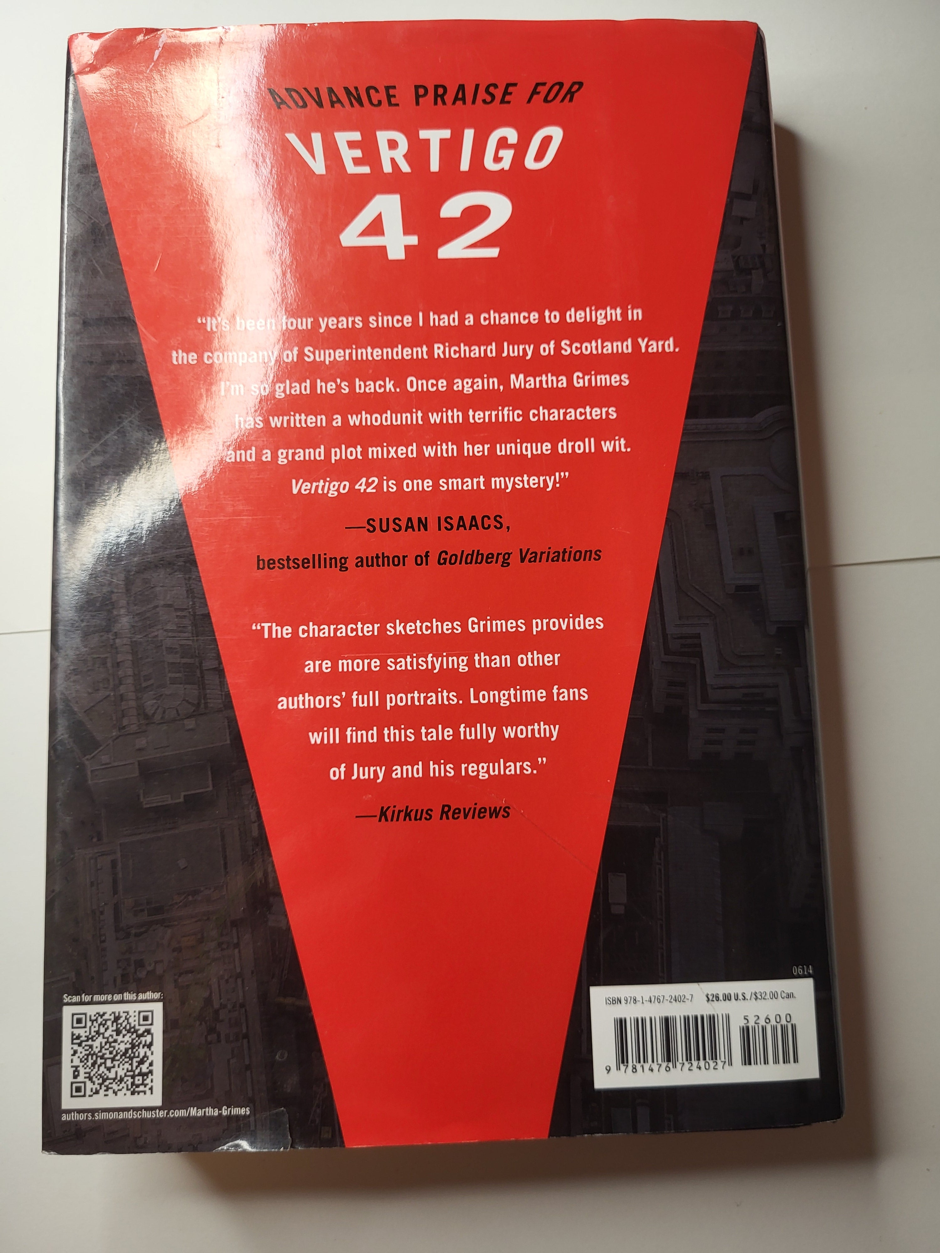 Vertigo 42 - Martha Grimes