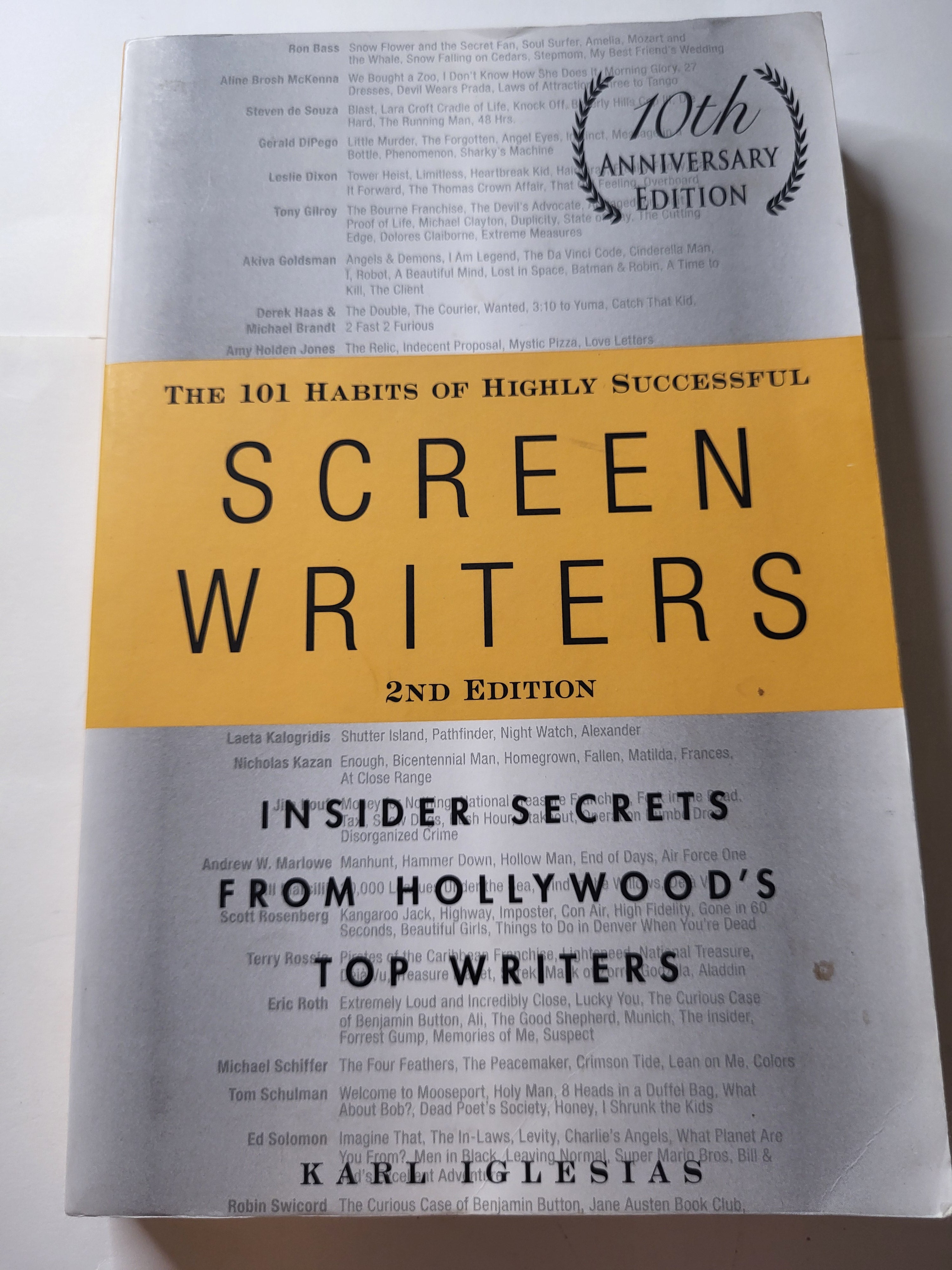 The 101 Havits of Highly Successful Screen Writers 2nd Edition - Karl Iglesias