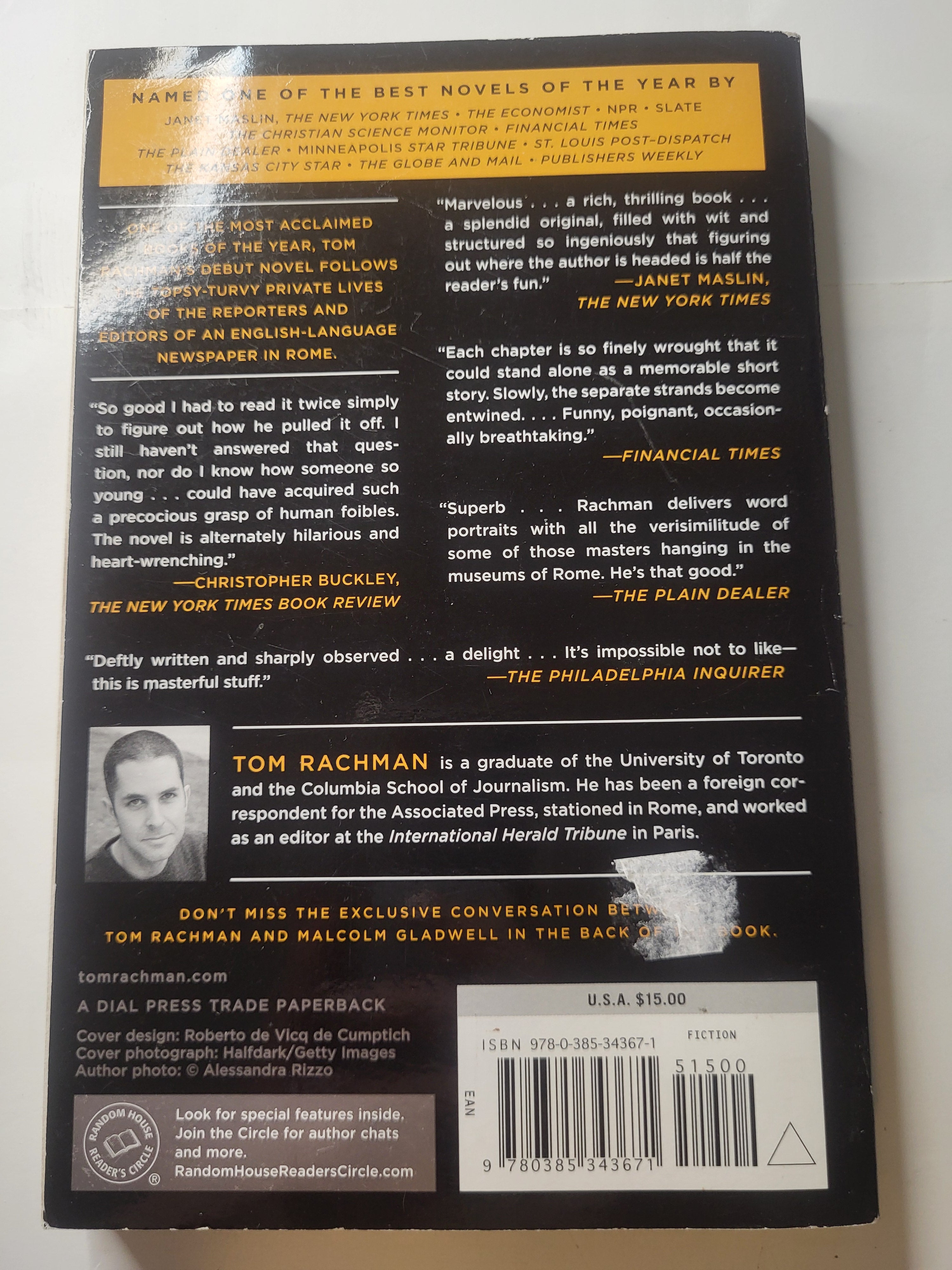 The Perfectionist - Tom Rachman