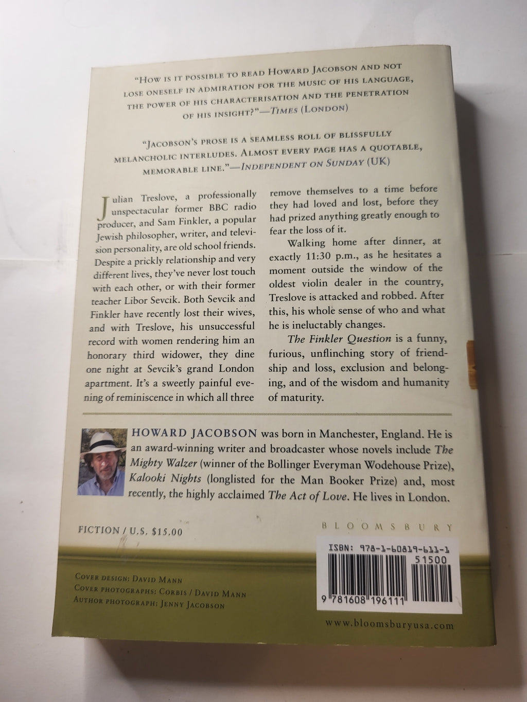 The Finkler Question - Howard Jacobson