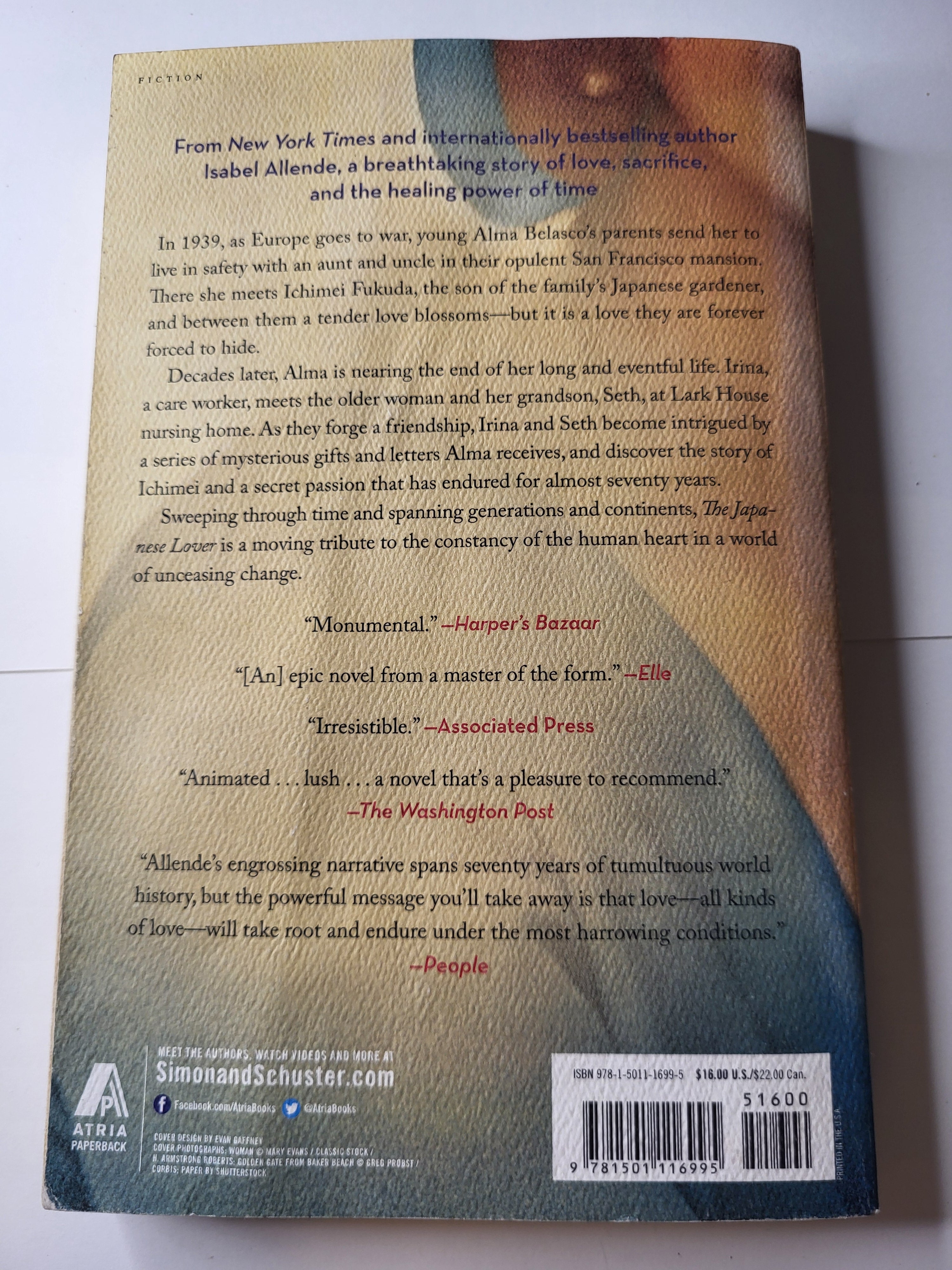 The Japanese Lover - Isabel Allende